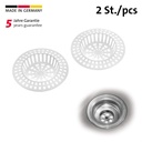 Abfluss-Siebe Ø 7 cm 2 Stück