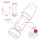 Aktiv Weinkühler Hexo, Faltschachtel