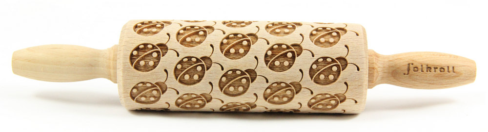 Nudelholz Marienkäfer Junior 23cm