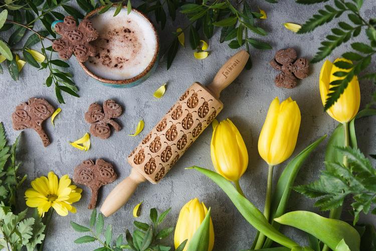 Nudelholz Marienkäfer