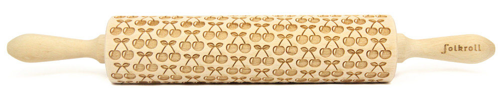 Nudelholz Kirsche Groß 43cm