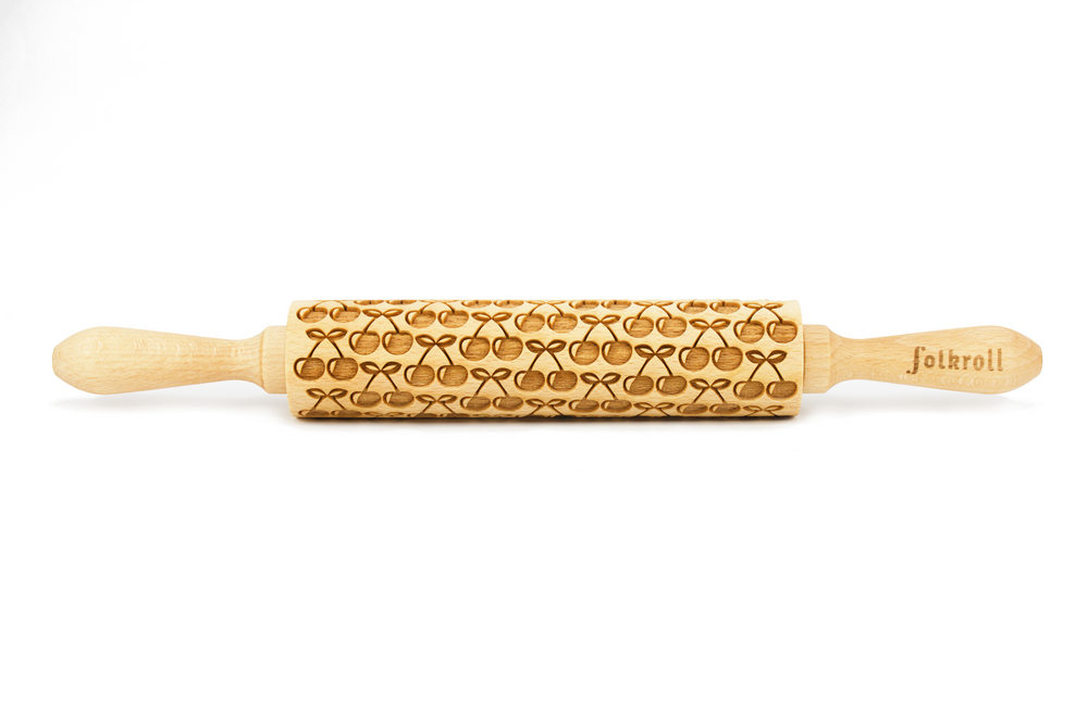 Nudelholz Kirsche Medium 37cm