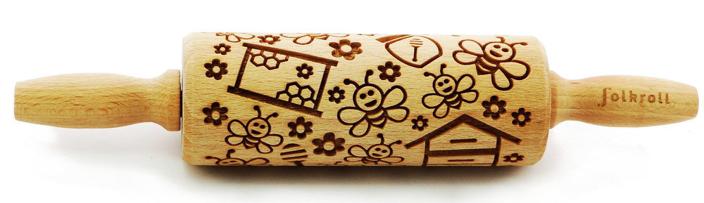 Nudelholz Bienen Junior 23cm