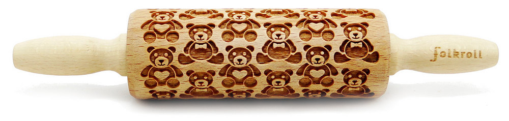 Nudelholz Teddybär Junior 23cm