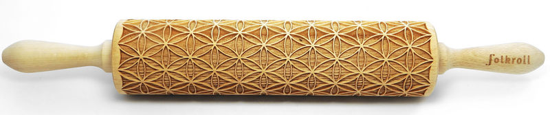 Nudelholz Lebensblume Groß 43cm