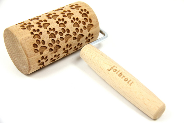 Nudelholz Hundepfote Mini 9,5cm