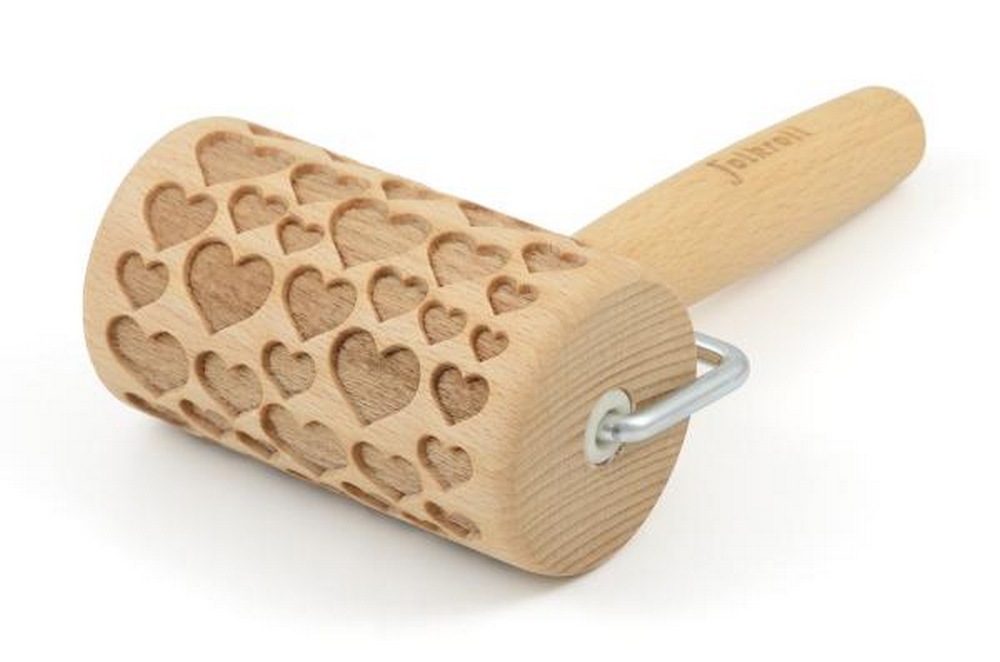 Nudelholz Herzen Mini 9,5cm
