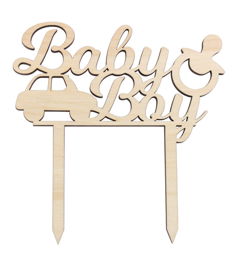 Tortenstecker Baby Boy