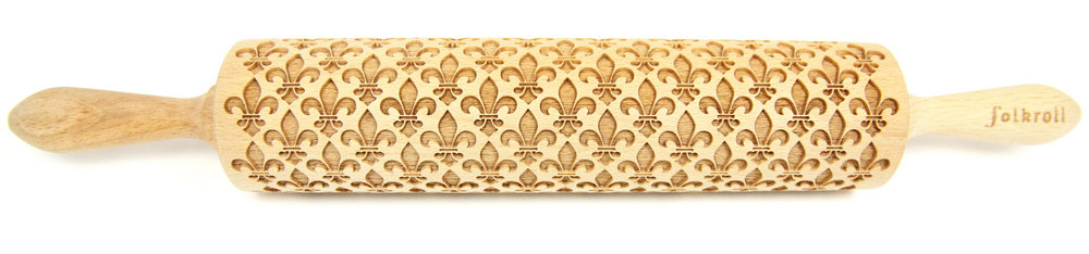 Nudelholz Lilienblüte Groß 43cm