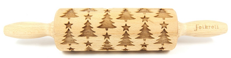 Nudelholz Weihnachtsbaum Junior 23cm