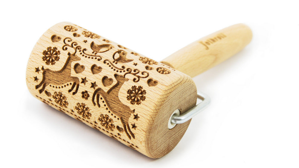 Nudelholz Rentier Mini 9,5cm