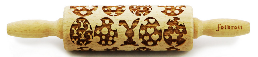 Nudelholz Frohe Ostern Junior 23cm