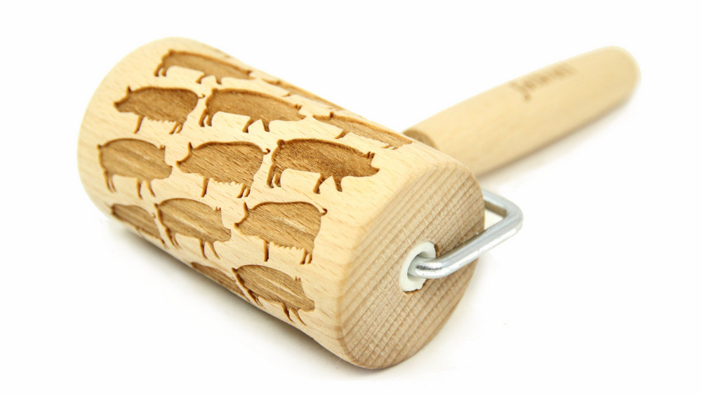 Nudelholz Schwein Mini 9,5cm