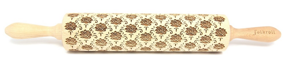 Nudelholz Rose Groß 43cm