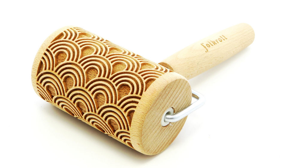 Nudelholz Art Deco Mini 9,5cm