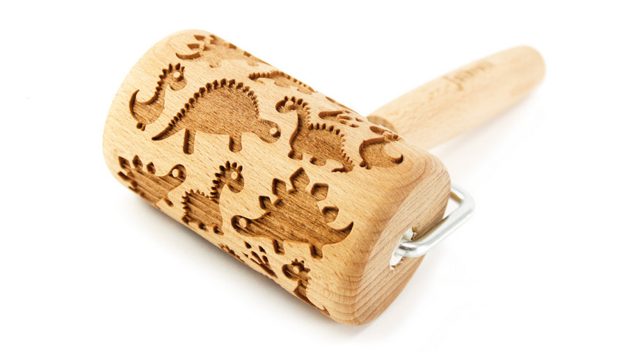 Nudelholz Dinosaurier Mini 9,5cm