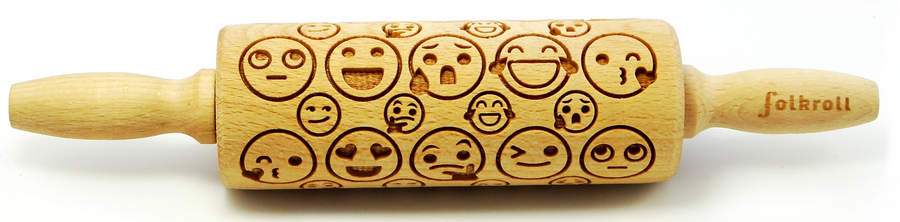 Nudelholz Smileys Junior 23cm