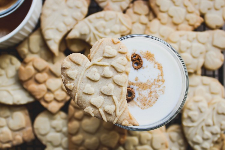 Nudelholz Frühlingsherzen