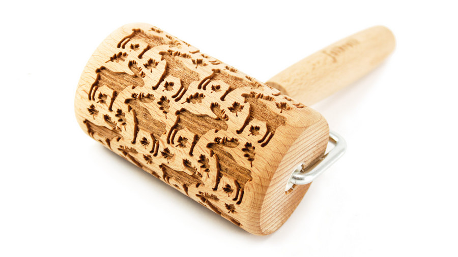 Nudelholz Elch Mini 9,5cm