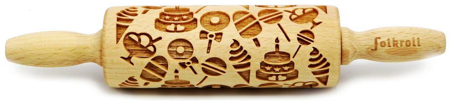 Nudelholz Süßigkeiten Junior 23cm