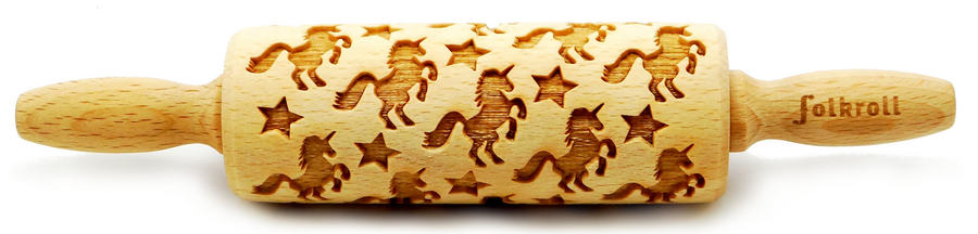 Nudelholz Einhorn & Sterne Junior 23cm