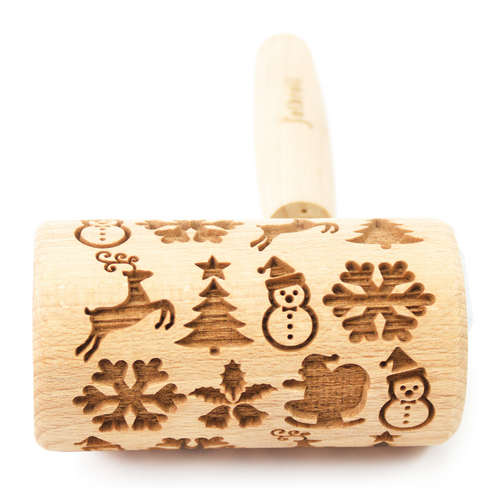 Nudelholz Winter Mix Mini 9,5cm