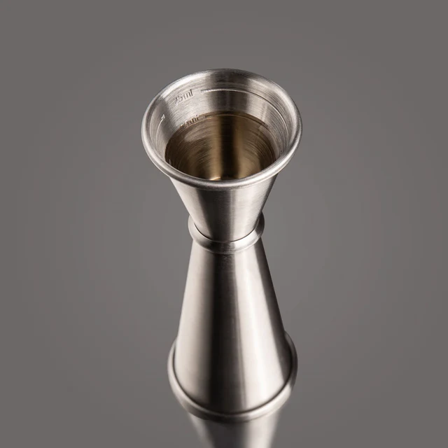 Japanischer Jigger 60/30ml Edelstahl, Karte