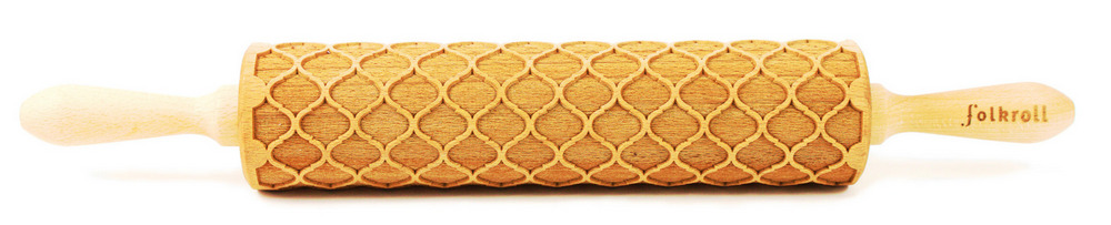 Nudelholz arabische Kunst Groß 43cm