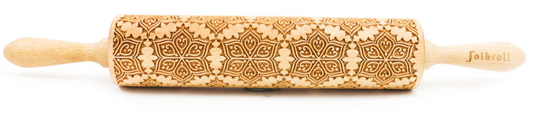 Nudelholz Blumen Mandala Groß 43cm