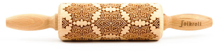 Nudelholz Blumen Mandala Junior 23cm