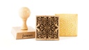 Stempel Damask quadratisch