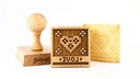 Stempel Love quadratisch
