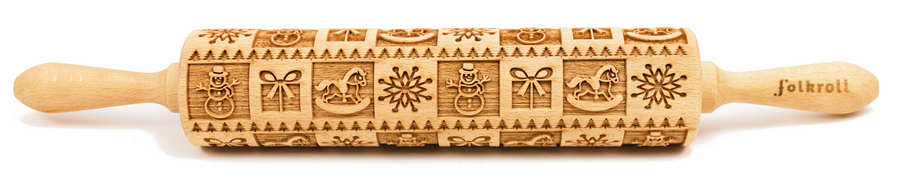 Nudelholz Geschenk Groß 43cm