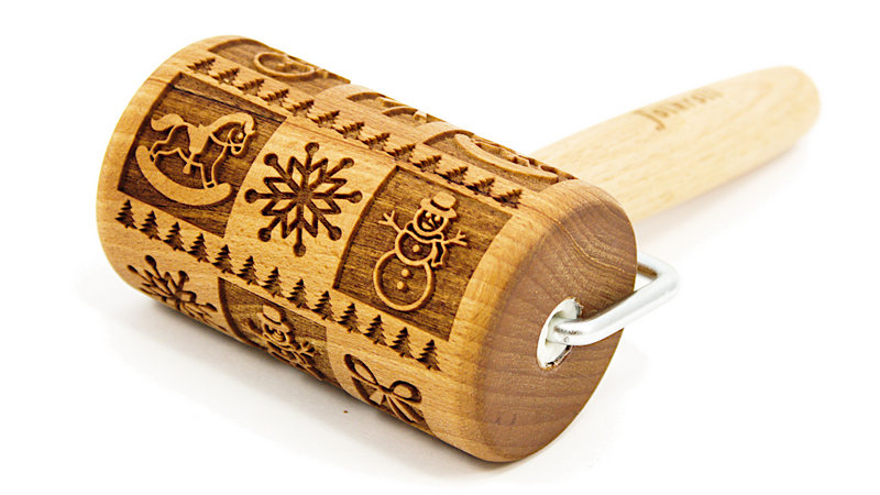 Nudelholz Weihnachtsgeschenk Mini 9,5cm