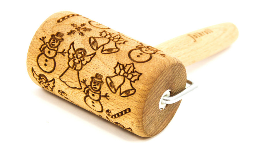 Nudelholz Weihnachten Mix Mini 9,5cm