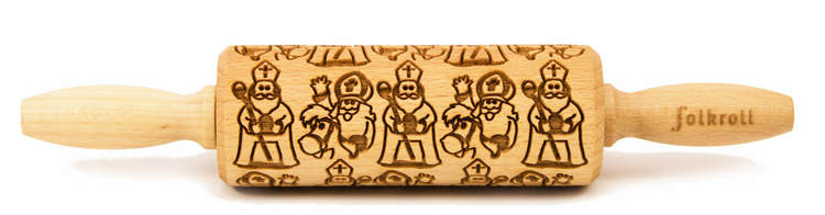 Nudelholz Nikolaus Junior 23cm