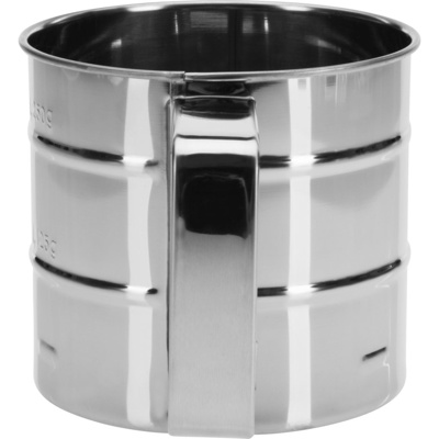 Mehl- und Puderzuckersieb, Edelstahl 