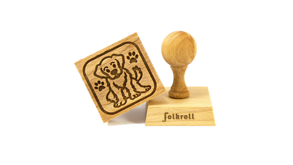 Stempel Welpen quadratisch