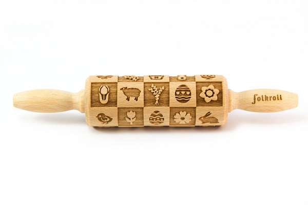 Nudelholz Osterkacheln Junior 23cm