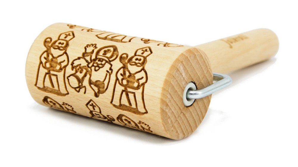 Nudelholz Nikolaus Mini 9,5cm