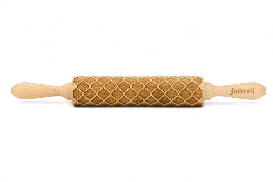 Nudelholz arabische Kunst Medium 37cm