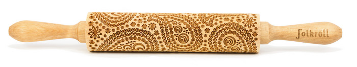 Nudelholz Paisley Medium 37cm