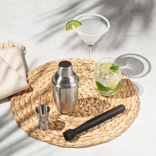 Cocktail Set Basic 3tlg, Faltschachtel