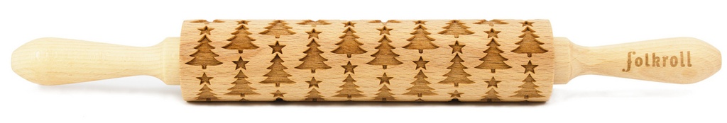 Nudelholz Weihnachtsbaum Medium 37cm