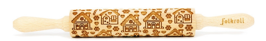 Nudelholz Lebkuchenhaus Medium 37cm