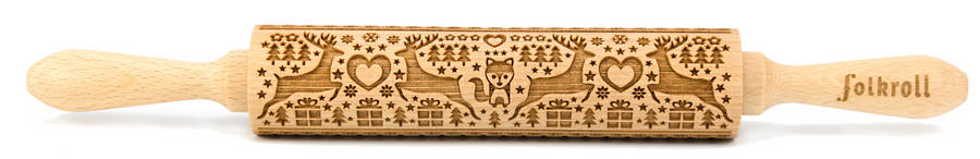 Nudelholz Magische Weihnachten Medium 37cm