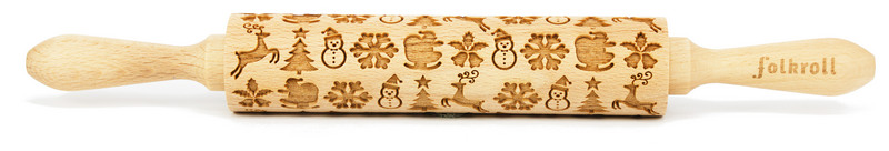 Nudelholz Winter Mix Medium 37cm