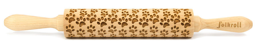 Nudelholz Hundepfote Medium 37cm