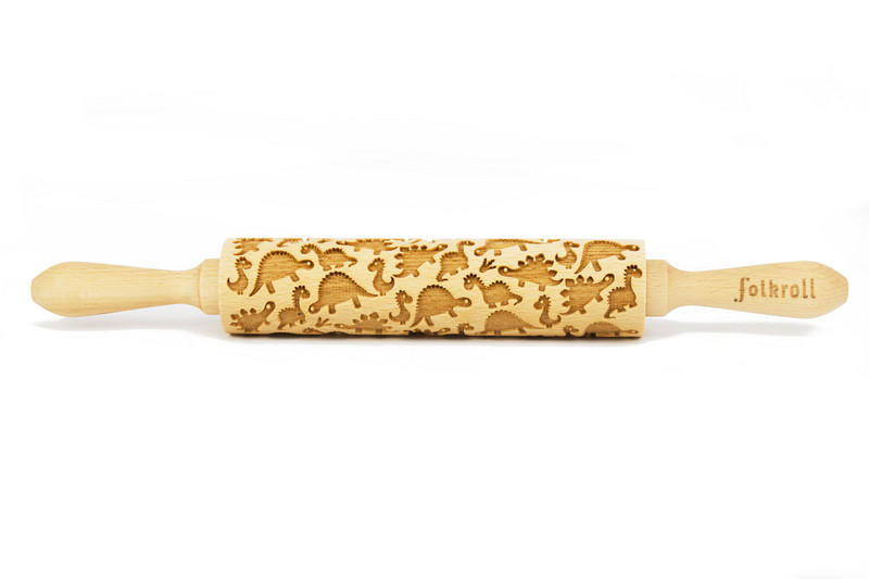 Nudelholz Dinosaurier Medium 37cm