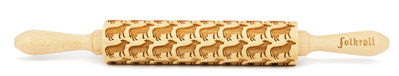 Nudelholz Kuh Medium 37cm